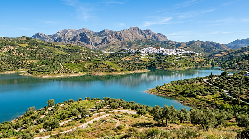 Pantano de La Viñuela embalse Axarquía